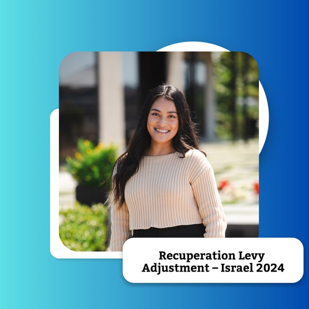 Recuperation Levy Adjustment – Israel 2024