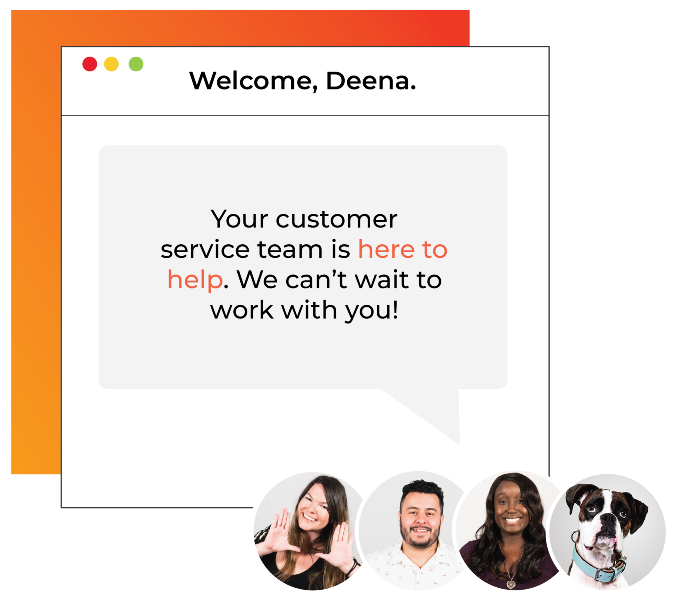 Welcome Customer Service Image